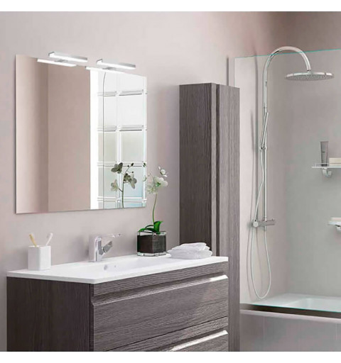 Espejo de baño cuadrado con...