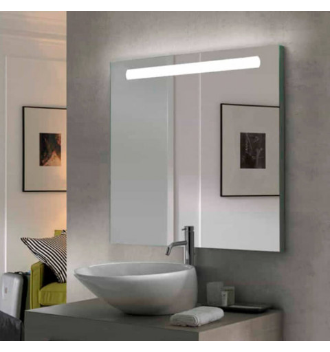 Espejo rectangular con luz...